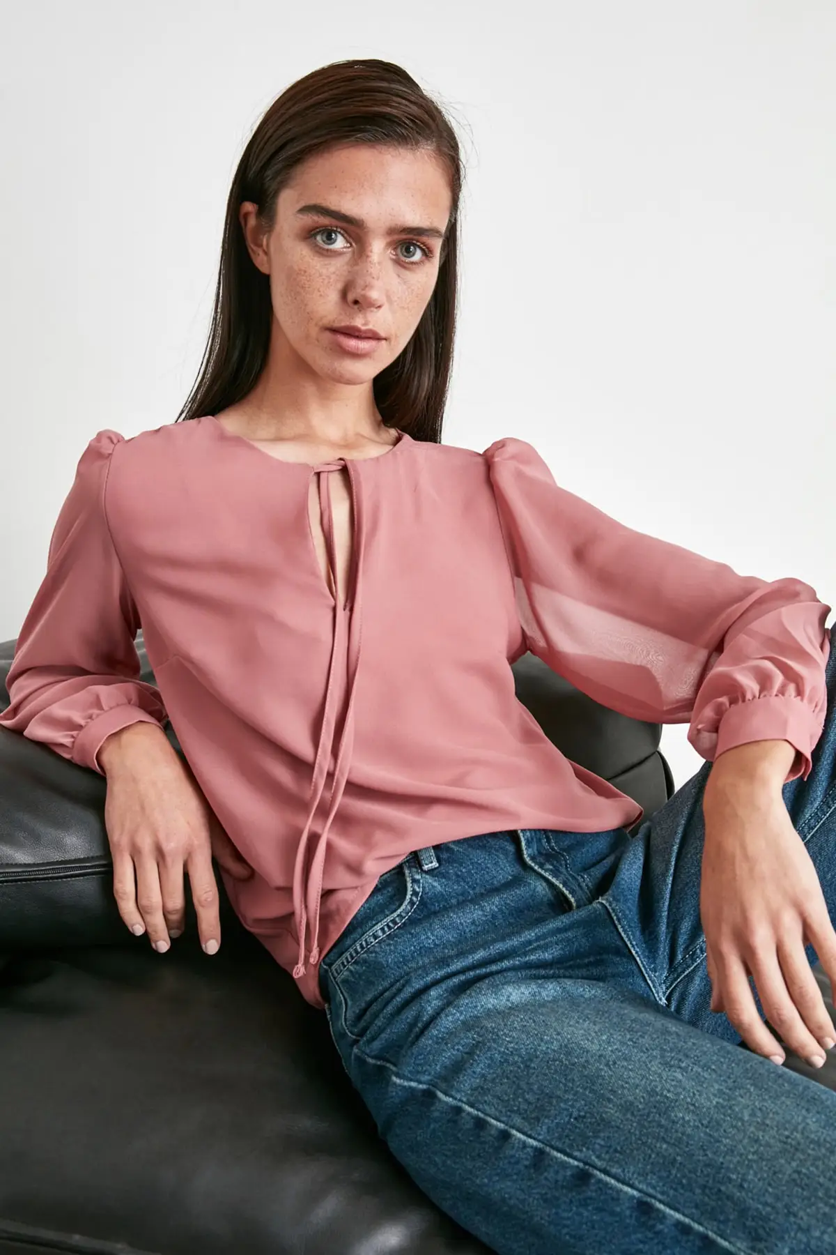 

Trendyol Collar Detailed Bluz TWOAW21BZ0955