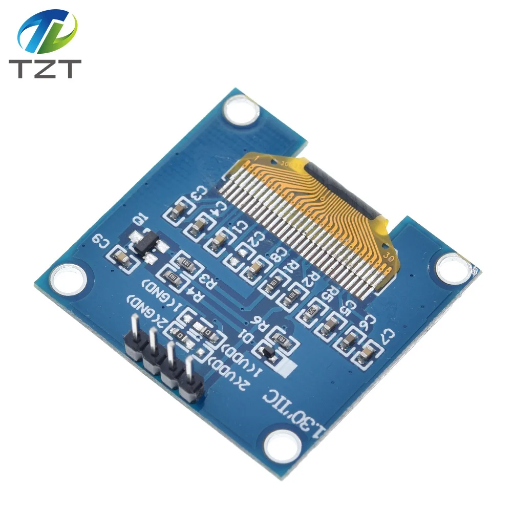 1,3 дюйма O светодиодный модуль белый/синий SPI/IIC IEC связь цвета 128X64 1,3 дюйма O светодиодный ЖК-дисплей светодиодный модуль 1," O светодиодный модуль