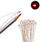 30 шт.60 шт. предварительно подключенный Micro Litz Lead SMD 0603 светодиодов красный светильник 20 СМ Провод покрытие из смолы CD0603R