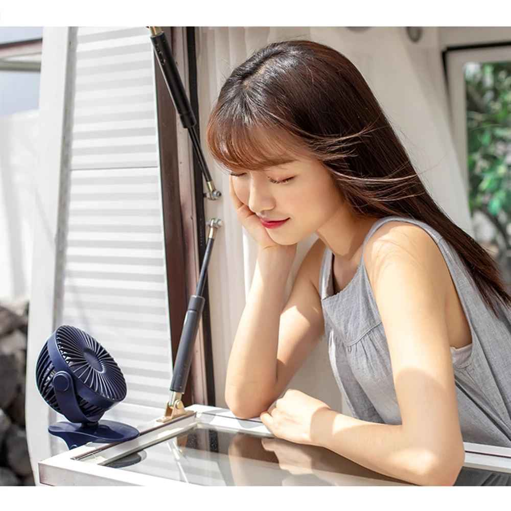 Настольный вентилятор с зажимом для спальни студенческого общежития