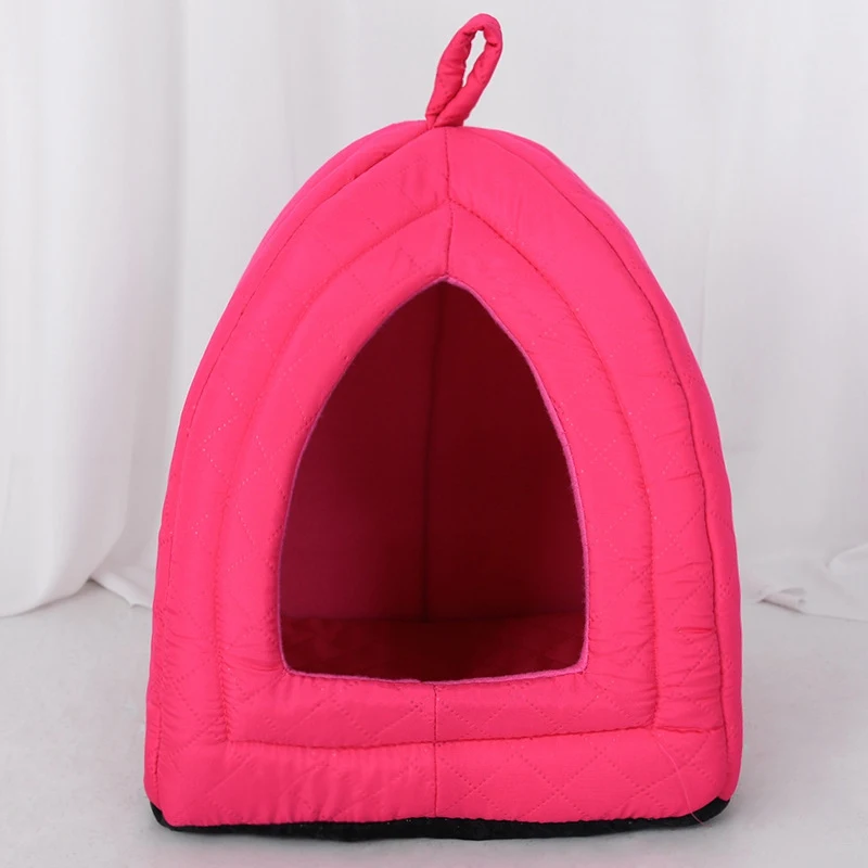 Лидер продаж собачий питомник плюшевый домик для собак с ковриком клетка