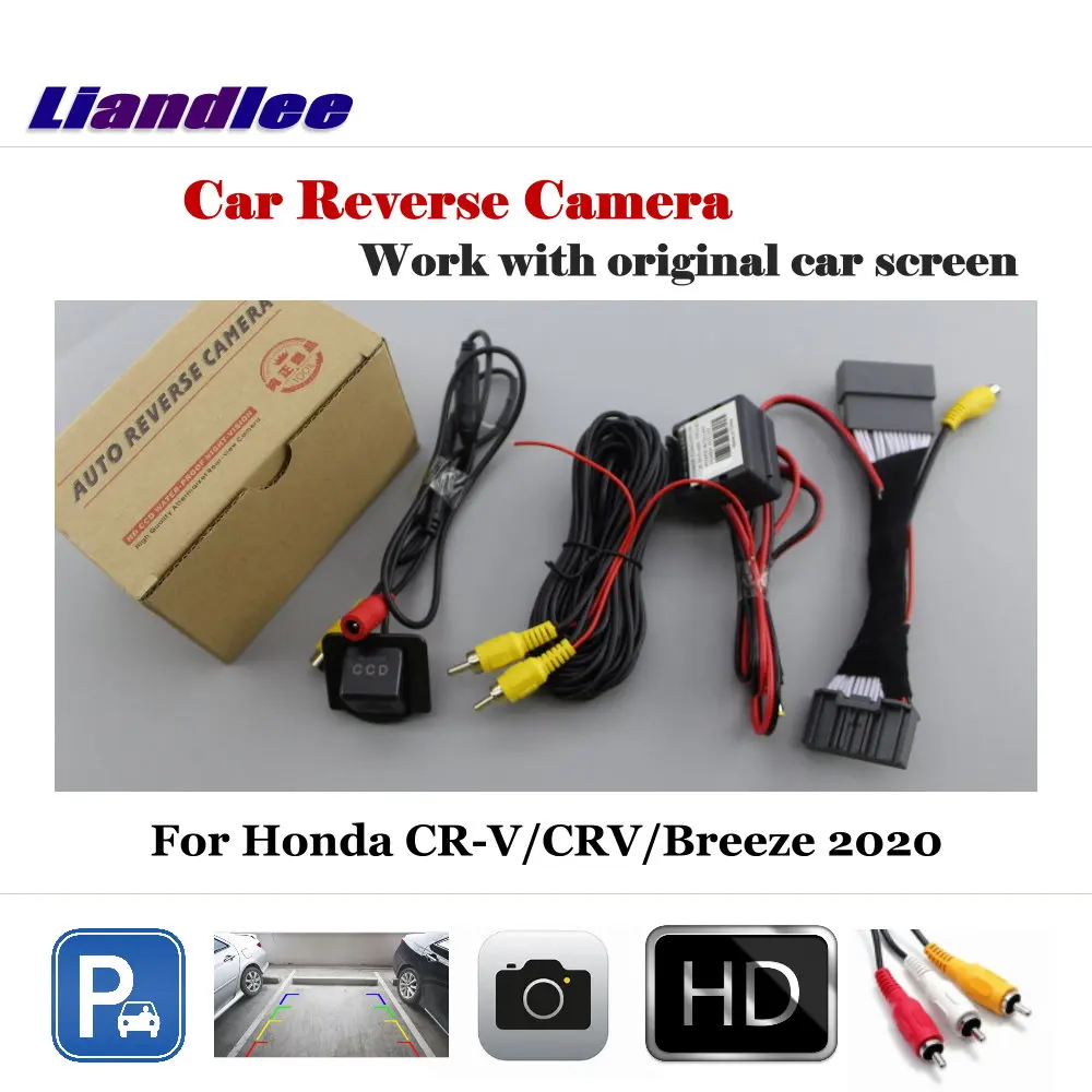 Автомобильная камера заднего вида для Honda CR V CRV Breeze 2020 Full HD CCD работает с