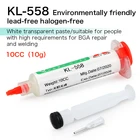 Шприц Kellyshun KL-558, сварочный флюс, экологически чистый, свинцовый, не требующий телефонного ремонта, BGA 10g
