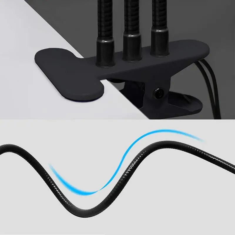 Светодиодный кольцевой светильник для селфи с поворотом на 360 градусов