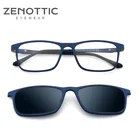 Солнцезащитные очки ZENOTTIC Мужские поляризационные, гибкие солнечные очки 2 в 1 с магнитной застежкой, для близорукости