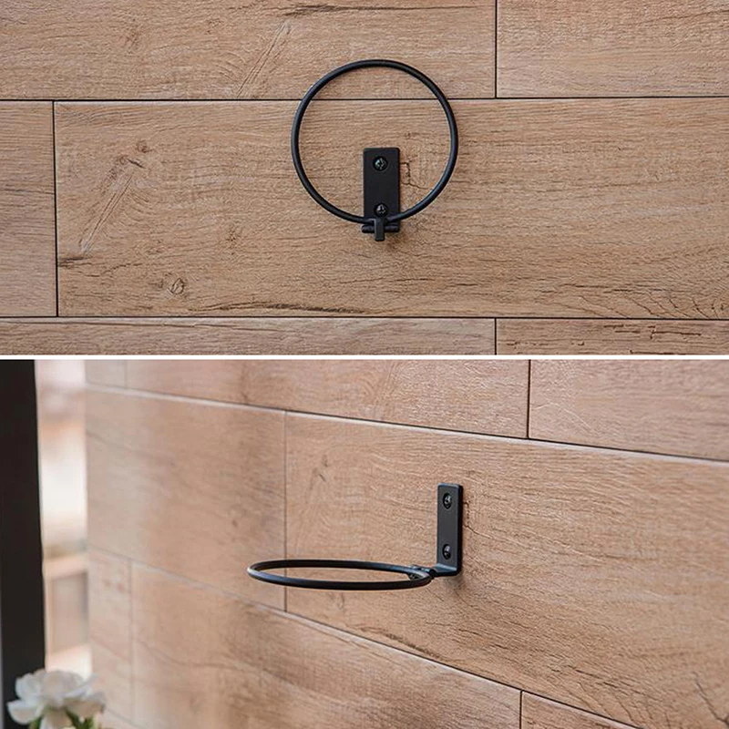 

New 11cm Folding Flower Pot Trays Wall Mounted Planter Ring Pot Holder Flower Planter Holder Wall Bracket Balcony