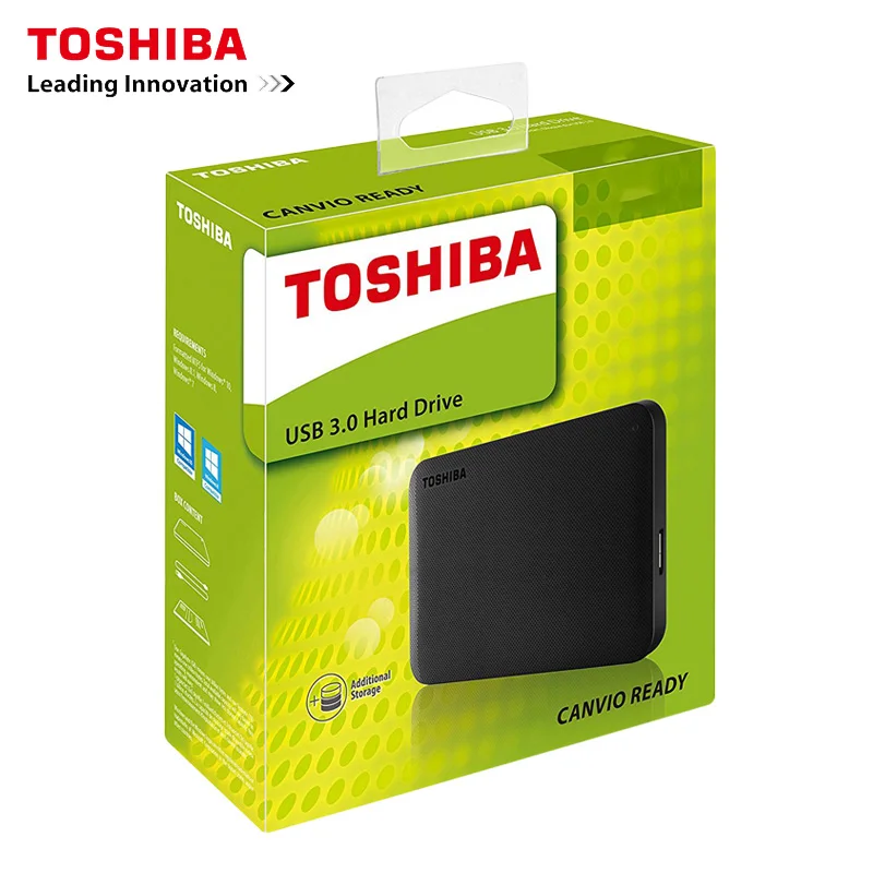 Внешний жесткий диск Toshiba A3 1 ТБ 2 5 дюйма портативный USB 3 0 оригинальный Жесткий