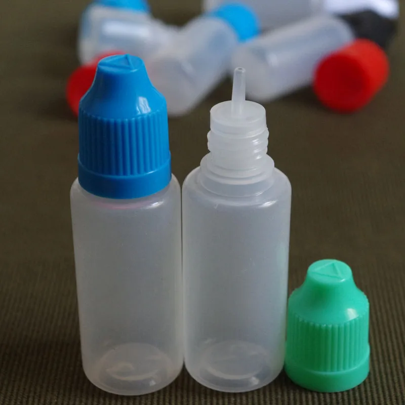 20 шт мл пластиковые бутылки капельницы с детородной крышкой и длинным