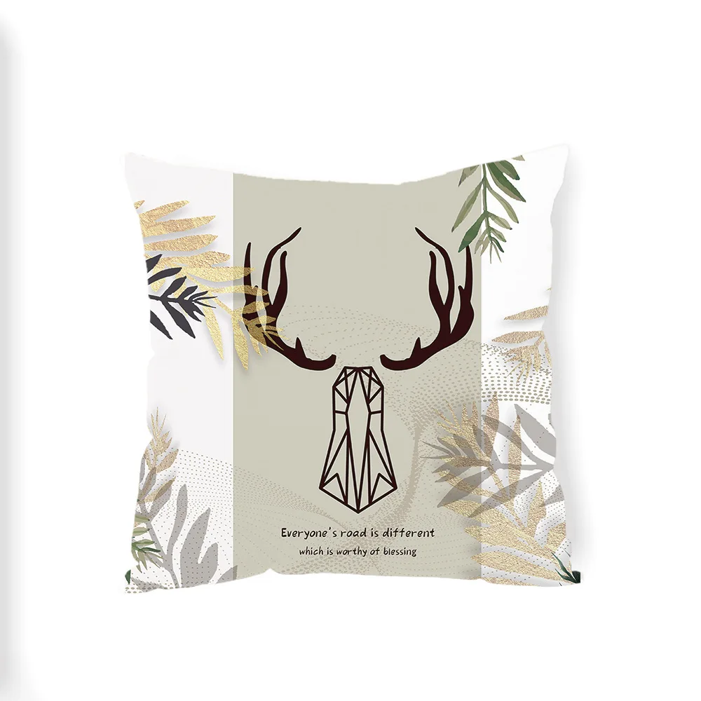 

Дизайнерские льняные подушки в стиле ретро с мультяшным рисунком