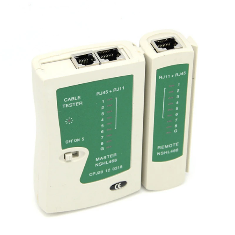 Тестер RJ45 LAN для кабеля ручной прибор проверки сетевого RJ11 Cat5 Cat6 детектор