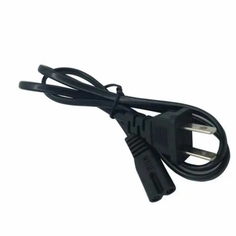 New 2 Pin Prong EU Cable Power Supply Cord Console Cord C7 Cable Figure 8 Power Cable For Samsung Power Supply XBOX PS4 Laptop