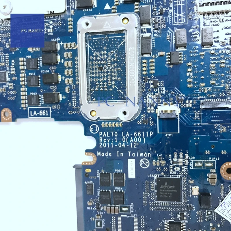 Материнская плата PANANNY 0GD76D GD76D TXVMX 0TXVMX LA-6611P для ноутбука DELL LATITUDE E6320 i5-2520M DDR3