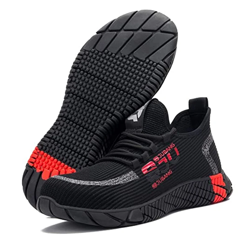 

Work Safe Shoes Puncture-proof Lightweight Breathable Steel Toe Boots Lightweight Safety Work Shoes Anti-slippery For Men Women