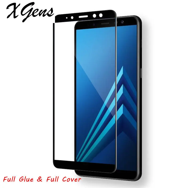 2 шт. Защитная пленка для ЖК экрана Samsung Galaxy A8 полностью клеевое стекло A830