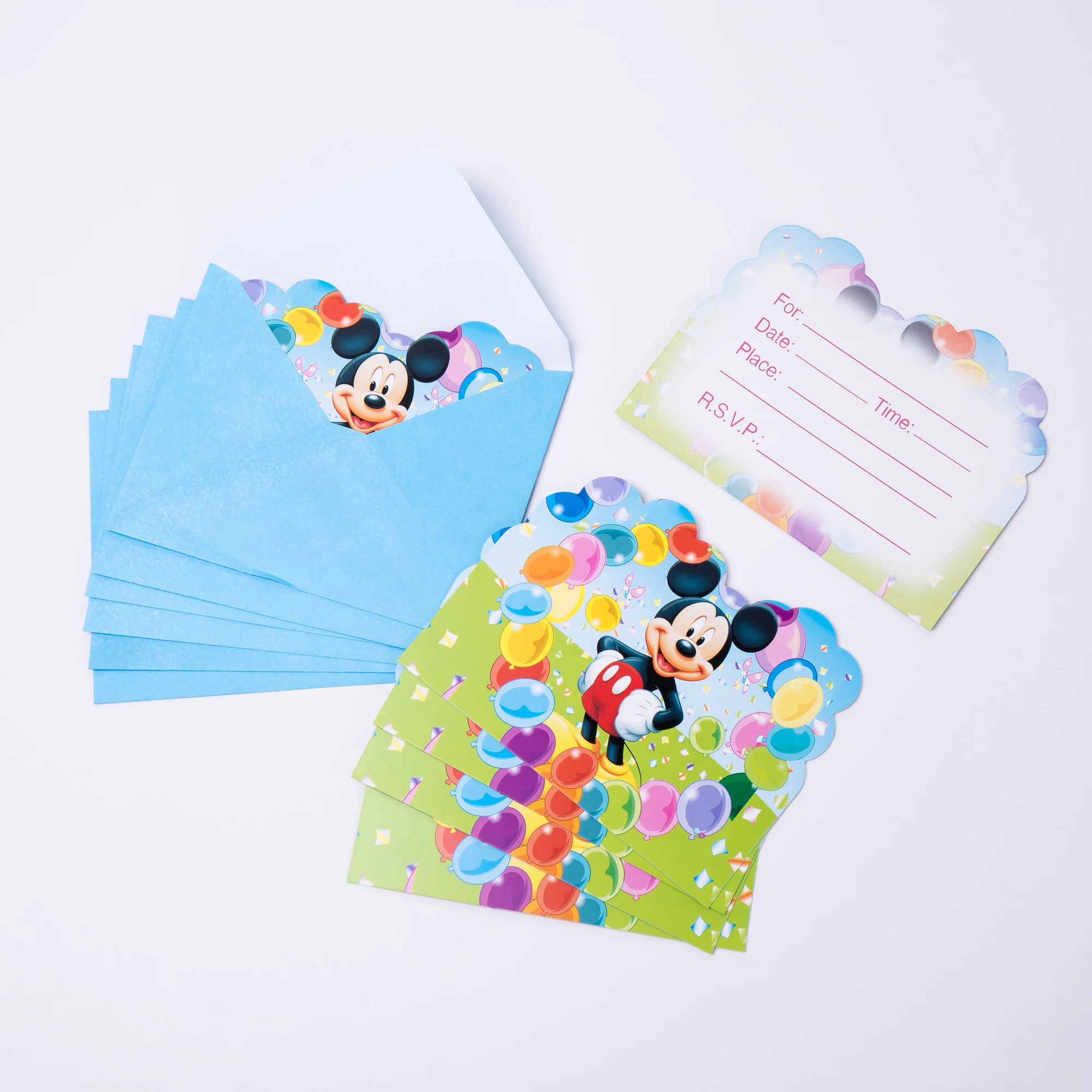 mickey mouse party supplies birthday decoration paper napkins plate cup tablecloth straw topper boys baby shower free global shipping