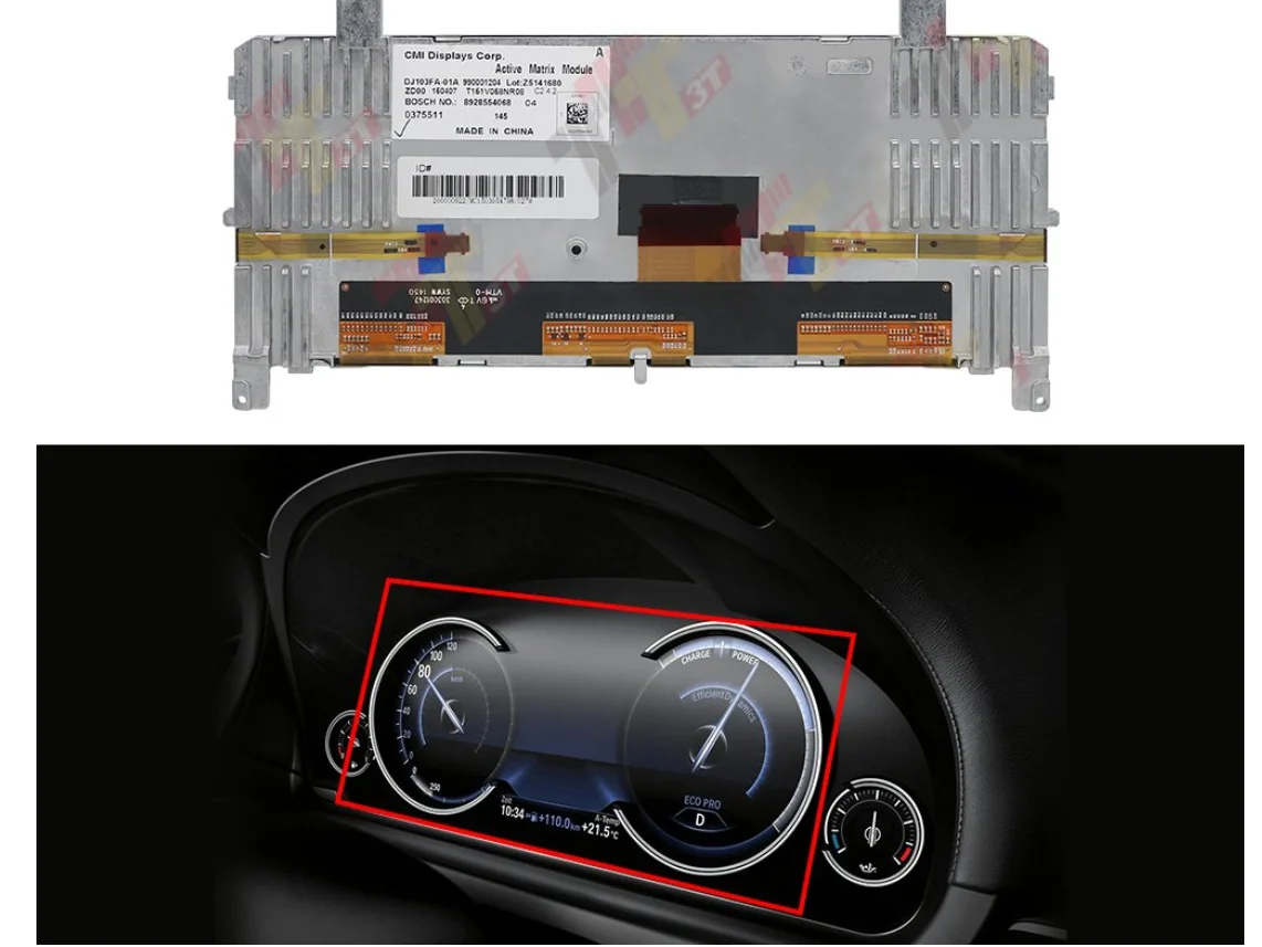 Приборный дисплей DJ103FA-01A для BMW F01 F02 F07 F10 F11 6WB полностью светодиодный ЖК-дисплей