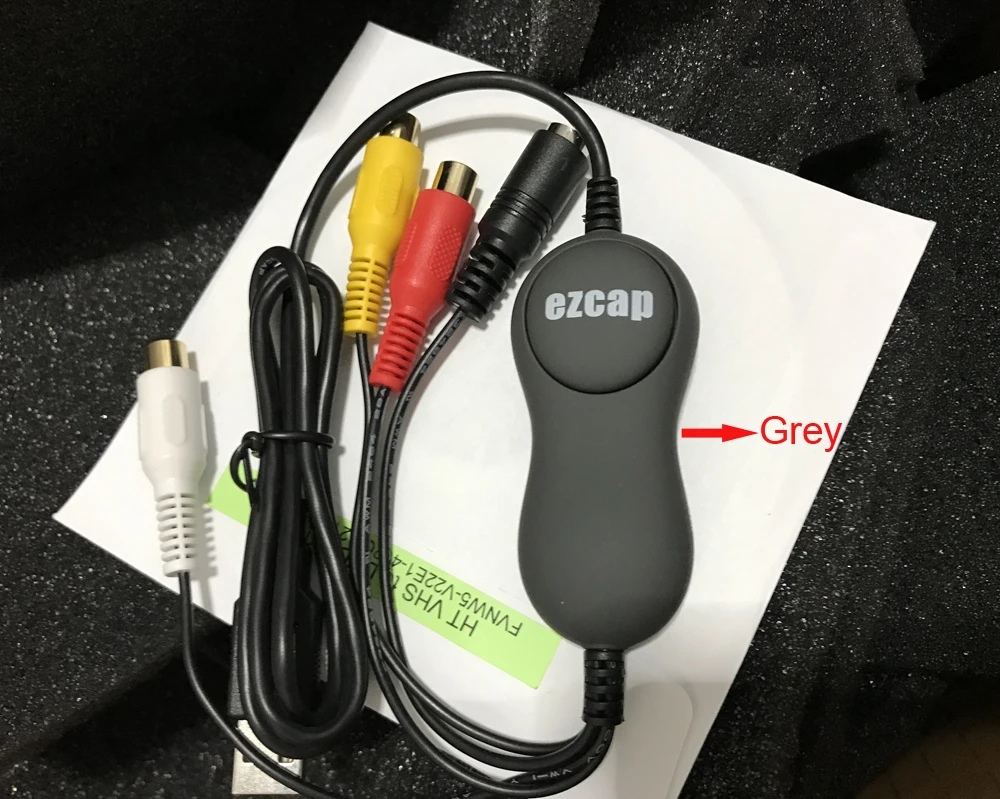 Высокое качество новые EZCAP USB 2,0 Звуковая карта захвата видео конвертер адаптер DVD DVR VHS для Win7/8/10, Mac OS для всех версий