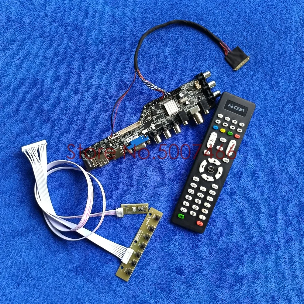 Для LP173WD1-TLH2/TLH4/TLH5/TLH6/TLH8 1600*900 VGA USB AV ТВ 3663 40-контактный LVDS DVB с цифровым дисплеем