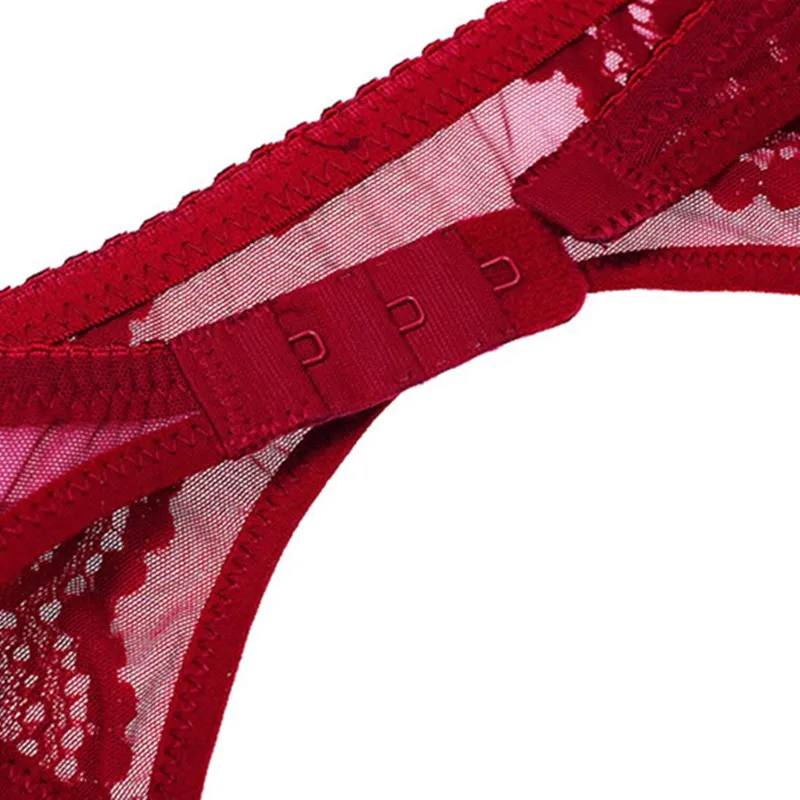 

Bra Panties Garter Sexy Lingerie For Women Underwire Bra Plus Size Bralettes Tow Hook-and-eye Sexy Intimates Woman Lingerie 2020