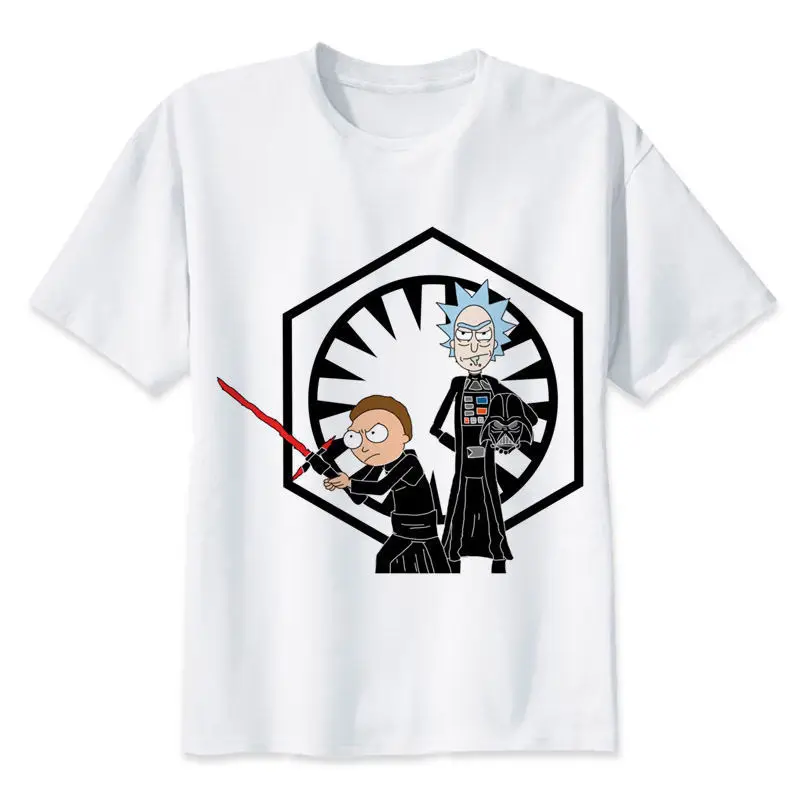 2207 Мужская футболка rick and morty, новая футболка аниме Rick y morty, забавная футболка для мужчин, классные мужские футболки топы - Цвет: 2207