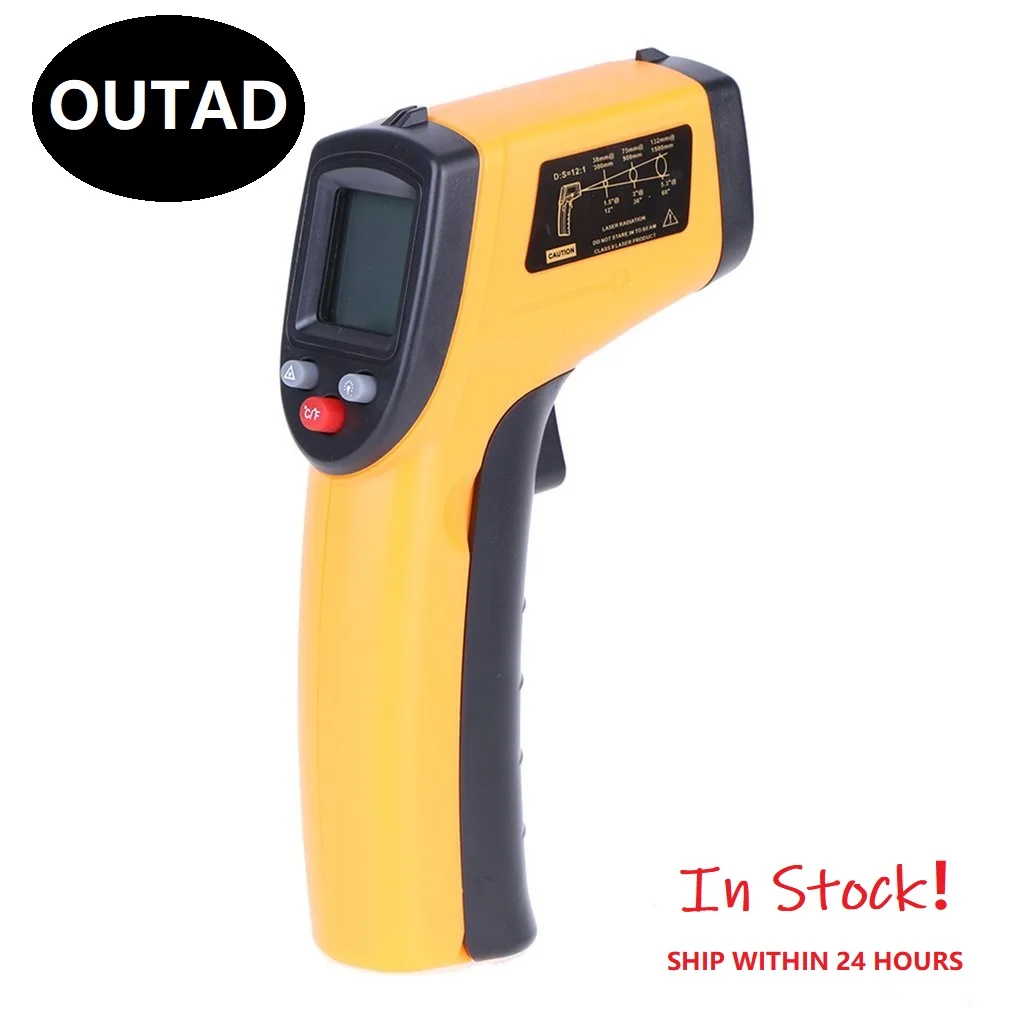 

New LCD IR Infrared Thermometer GM320 Non-Contact Digital Pyrometer Temperature Meter Point -50~380 Degree Termometre