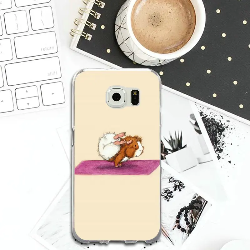 Soft Silicone TPU Cases for Samsung Galaxy Note 8 9 S2 S3 S4 S5 Mini S6 S7 S8 S9 S10 Edge Plus Lite Cute Animal Yoga Cat Hamster |