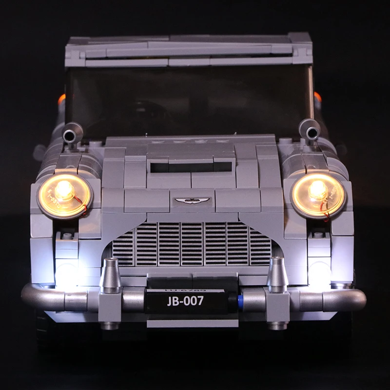 Набор со светодиодсветильник кой для 10262 21046 Aston Martin Db5 строительные блоки кирпичи