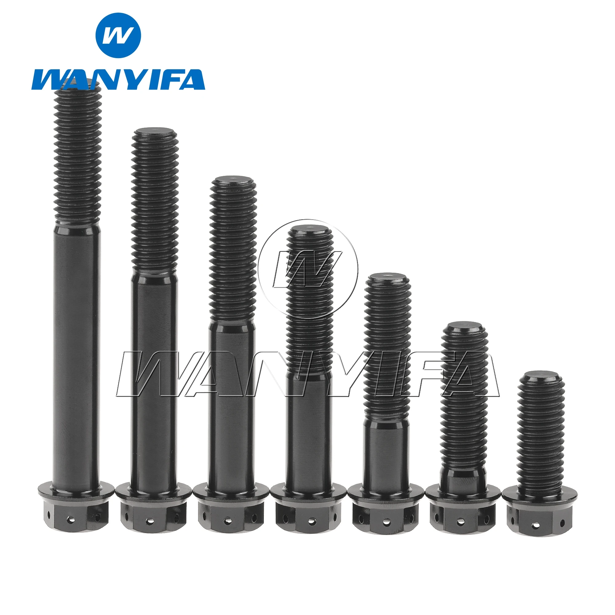 Титановый Wanyifa Ti Bolt M6 M8x15/20/25/30/35/40/45/50/55/60 мм фланцевые внутренние и внешние