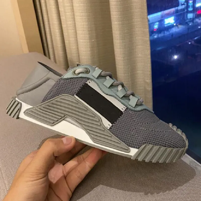 Женские синие кроссовки на плоской платформе Повседневная модная обувь шнуровке