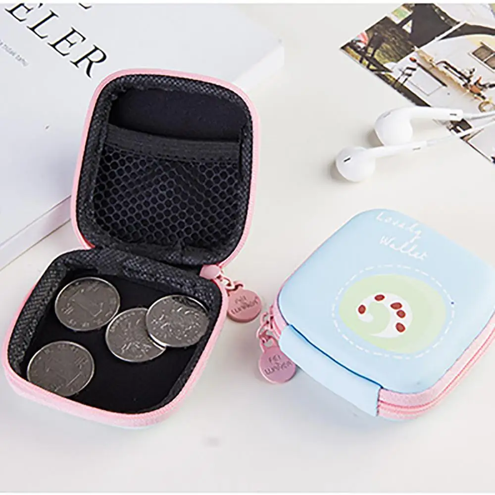 Мультфильм прозрачный милый школьный кошелек изменить маленький предмет сумка