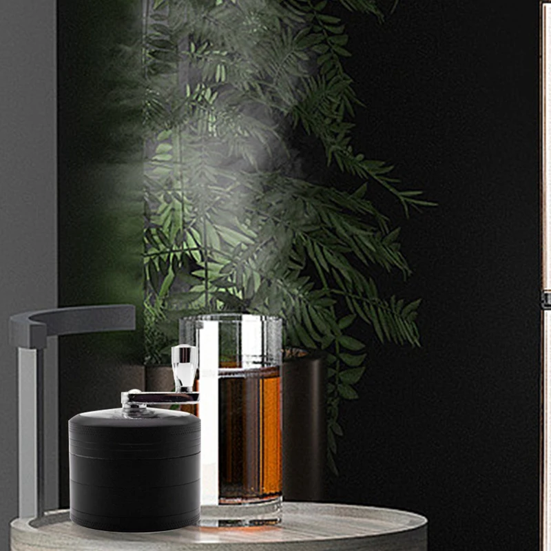 Измельчитель для трав измельчитель с ручным приводом цинковая Магнитная крышка