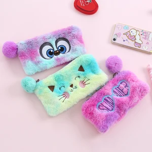 Bentoy Fur женская маленькая искусственная плюшевая сумка для хранения косметики пенал Чехол для письма Прямая поставка