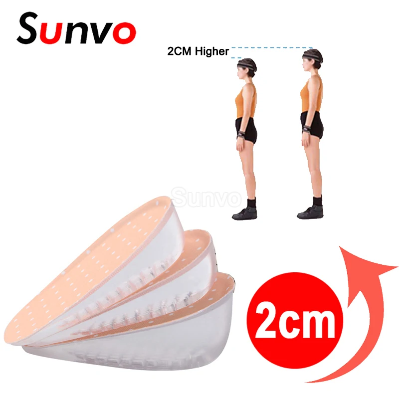 Sunvo увеличивают обувные подушки половинные стельки высоту пятки вставляют выше