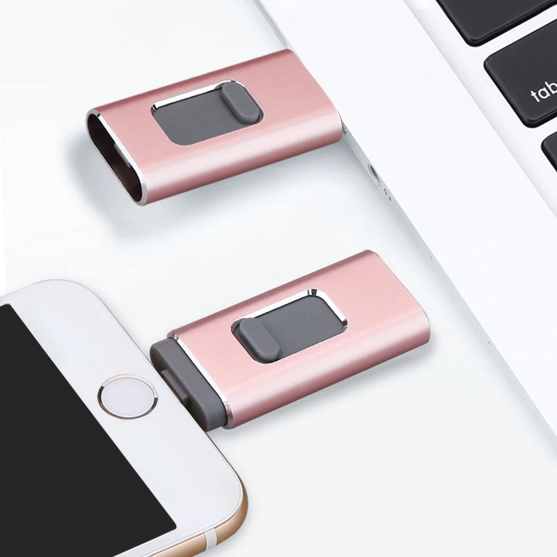 BRU Usb флеш-накопитель для Iphone Ipad Android смартфона планшета ПК 8 ГБ 16 32 64 128 256 карта