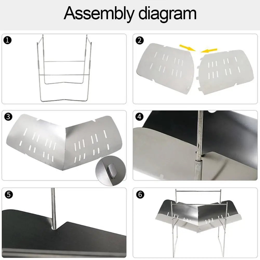 1 шт. Портативная Складная Подставка для угля кемпинга Уличное оборудование