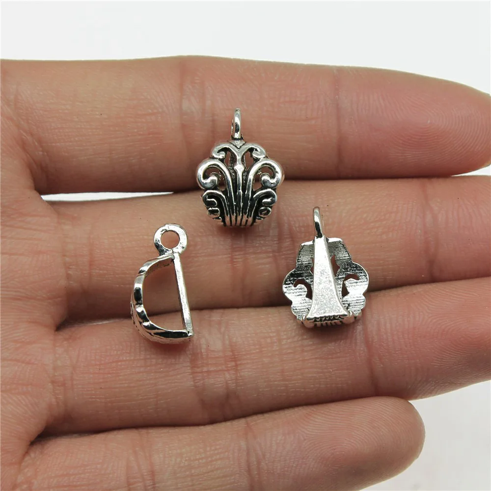 

Wholesale Jewelry Lots Bail Beads Connectors Making Jewelry Fashion Jewelry Female Accessories Jewelry 40 Pieces