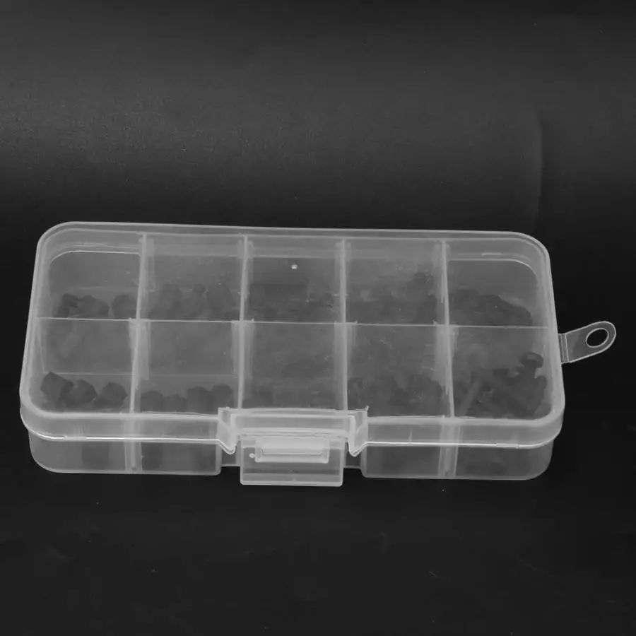 Болт и гайка 88 шт./кор. черный нейлоновый шестигранный винт шестигранные гайки