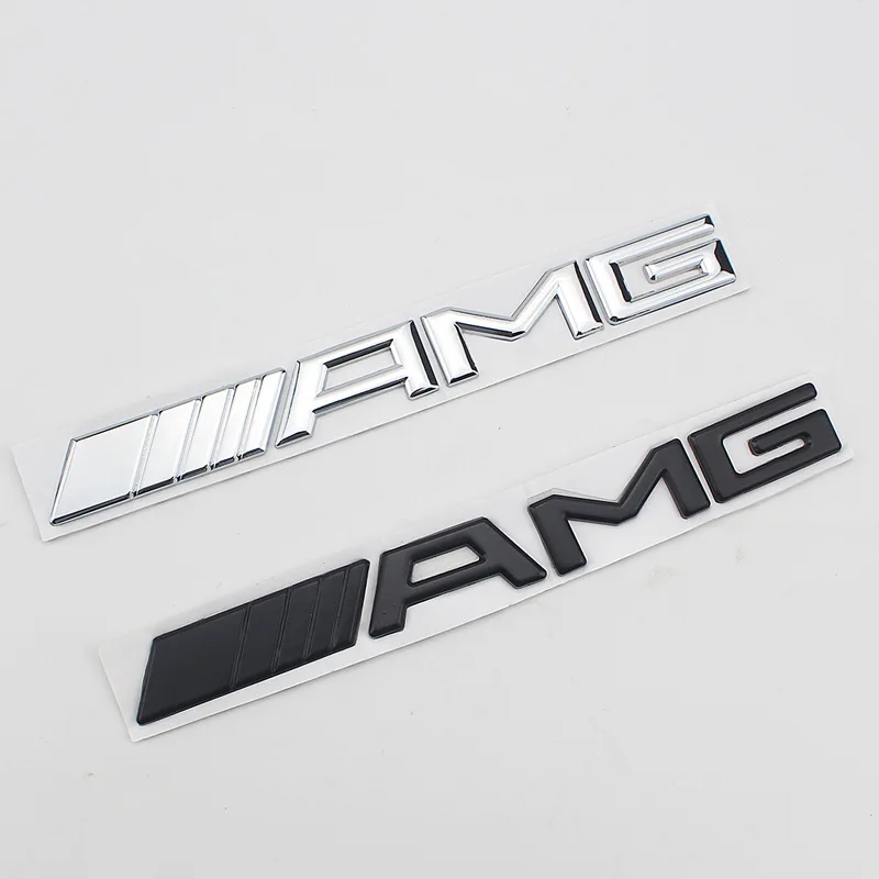 AMG логотип автомобиля подходит для Mercedes Benz модифицированный цинковый сплав задняя маркировка металла 3D стерео маркировка