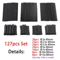 127164328pcs polyolefin shrinking assorted heat shrink tube set wire cable insulated sleeving tubing hand tools kit