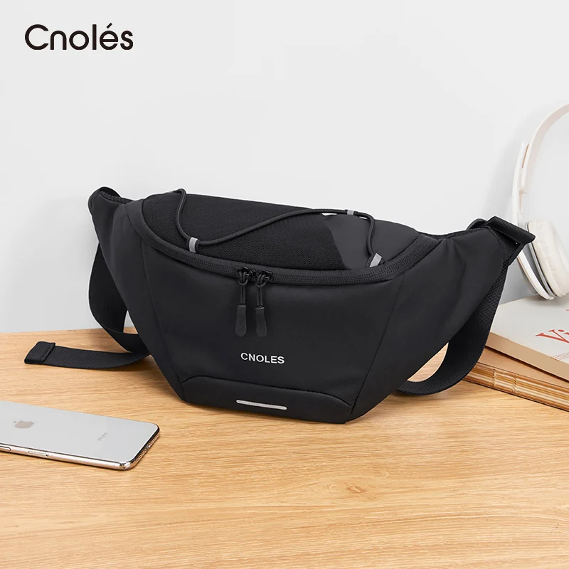 

Chest Bag for Men Casual Shoulder Bag Multi-pocket Sport Outdoor Travel Crossbody Chest Bag Satchel Male Bags