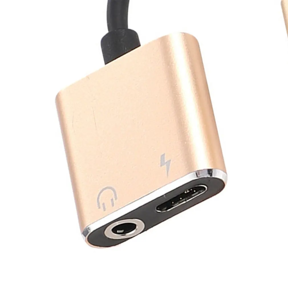 Кабель Переходник USB C на Jack 3 5 Тип адаптер 2 в 1 usb мм аудио преобразователь для