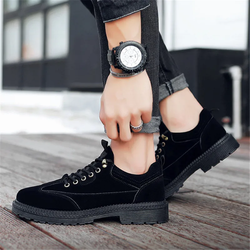 

New 2020 Brand Spring Autumn Leather Mens Casual Shoes Outdoor Sneakers Men Loafers Ultralight Breathable Men's Shoes Moccasins