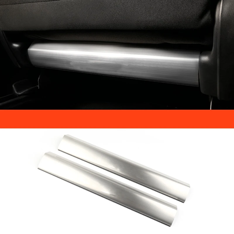 

Lsrtw2017 Stainless Steel Car Seat Anti-kick Panel for Honda Civic 2015 2016 2017 2018 2019 2020 2021 10th Accessories Styling