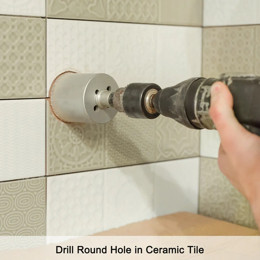 

1x Diamond Drill Bit 30mm Diamond Drill Bit Glass Hole Saw With Center Pilot Bit For Porcelain Tile Diamond Drill Bits