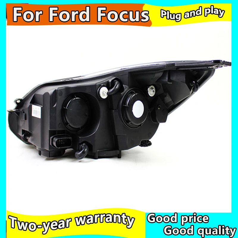 Автомобильный Стайлинг Головной фонарь для Ford Focus 3 фары 2012 2013 светодиодная фара в сборе Биксеноновые линзы двойной луч HID