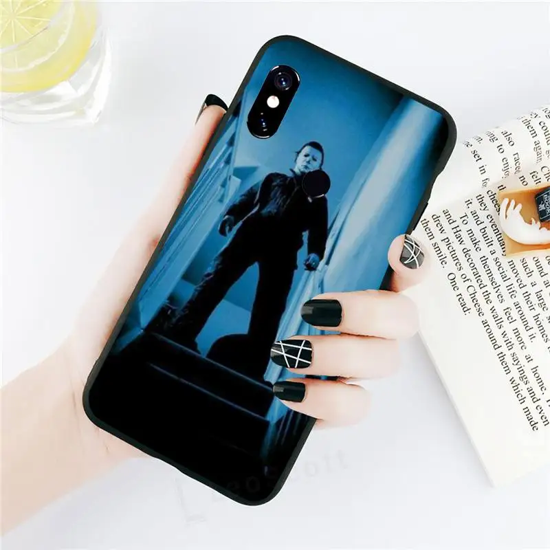 

Halloween The Curse Of Michael Myers Phone Case black For Xiaomi Redmi mi note 7 8t 9 9t 9s 8 10 10t 11 pro lite K20 max 3