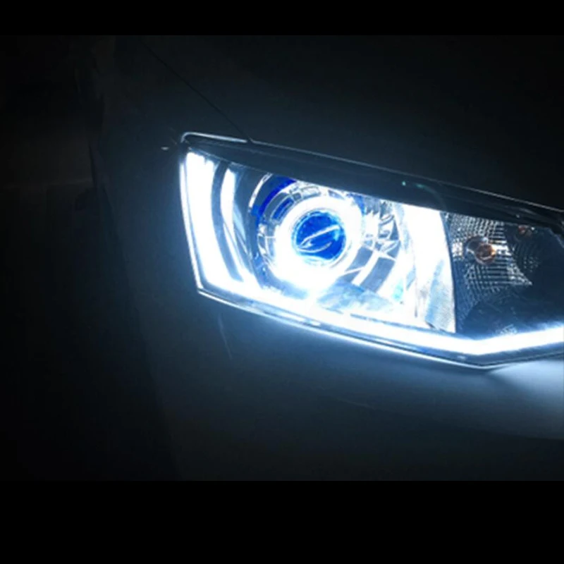 Автомобильный Стайлинг для skoda fabia фары- HID Ксеноновые фары чехол для Skoda Fabia Биксеноновые линзы ближнего света авто аксессуары