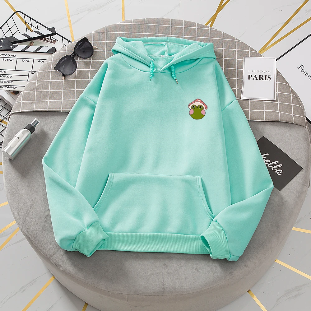 

Cartoon Printed Pullover Sweatshirt Aesthetic Oversized Hoodie Funny Graphic Harajuku Tops Long Sleeve Warm Hoodies for Women