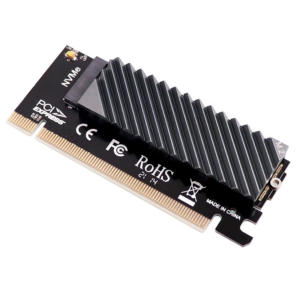 адаптер m2 m key nvme ssd pcie m 2 2230 2242 2260 2280 pci e 30 поддержк