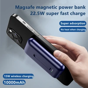 external auxiliary battery fast charger for iphone 11 13 12 mini pro xiaomi huawei mobile phone battery 15w wireless power bank free global shipping